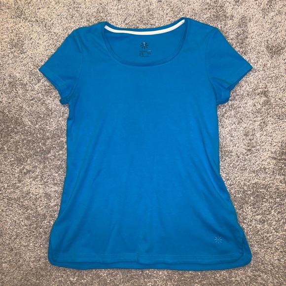 Isaac Mizrahi Dark Blue Short Sleeve Shirt sz XS - Picture 4 of 9